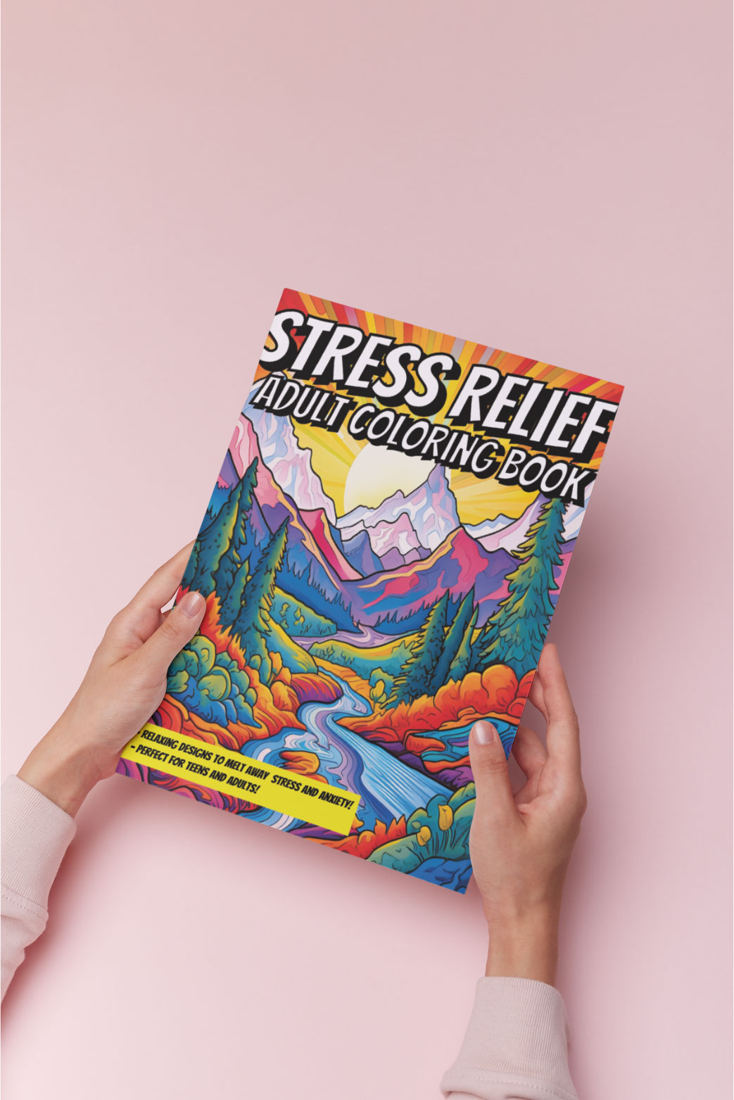 Stress Relief Adult Coloring Book